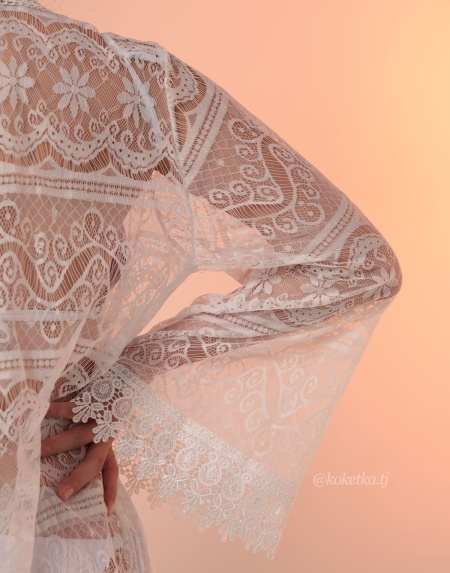 Нежный прозрачный халат