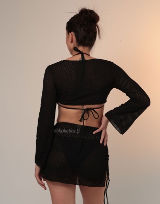 Купальник бикини с юбкой 4в1