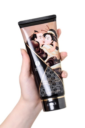 Съедобный массажный крем Shunga Intoxicating Chocolate, съедобный, шоколад, 200 мл