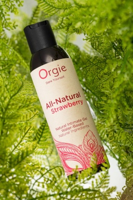 Натуральный интимный гель ORGIE All - Natural Strawberry на водной основе, 150 мл