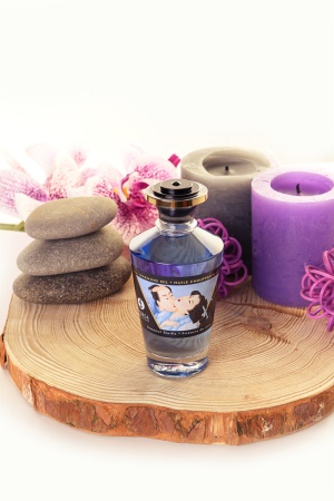 Съедобное массажное масло Shunga Coconut Thrills, кокосовое волнение, разогревающее, 100 мл