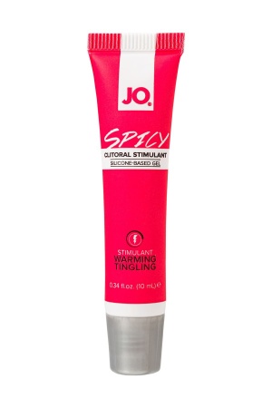 Возбуждающий гель для клитора JO SPICY, на силиконовой основе, 10 мл