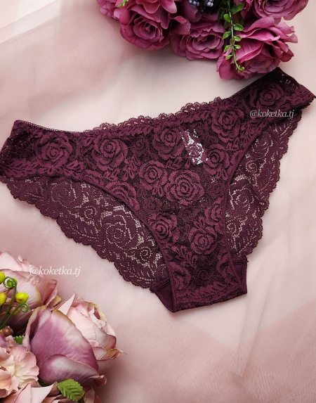 Кружевные трусики слипы
