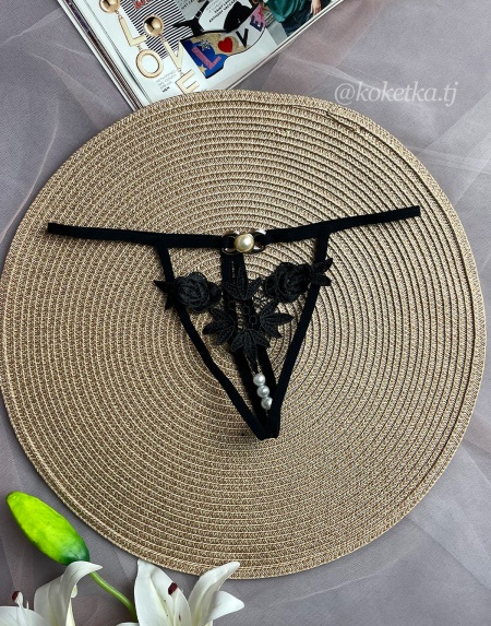 Эротические трусики-стринг с доступом