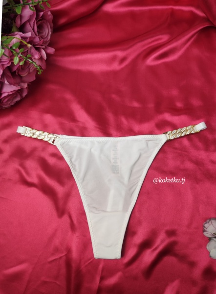 Трусики стринги с рюшками