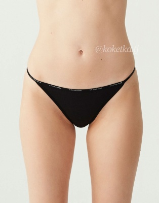 Набор трусиков-бикини U.S. Polo Assn (черный, бежевый, белый, розовый, красный - 5 шт)