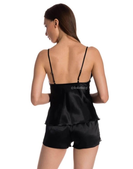 Атласный топ и шорты от Espuar