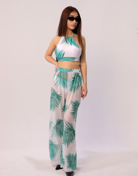 Раздельный купальник со штанами