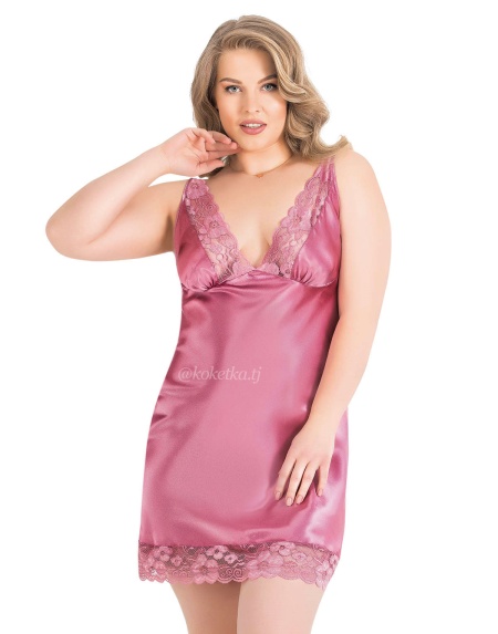 Атласная сорочка (XXL, 3XL, 4XL)