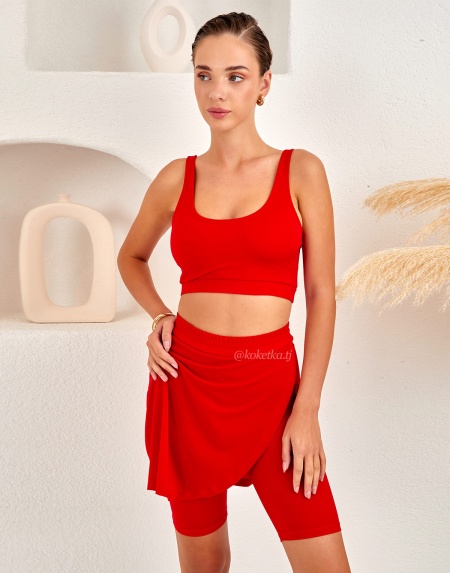 Купальник шортами и юбкой