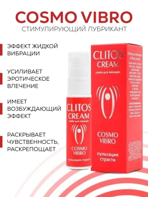 Возбуждающий крем для женщин CLITOS VIBRO, 25 г