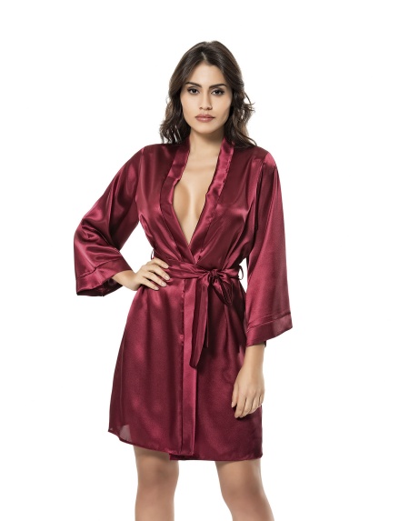 Атласный халат