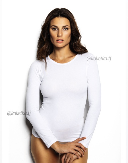 Лонгслив (черный, белый)