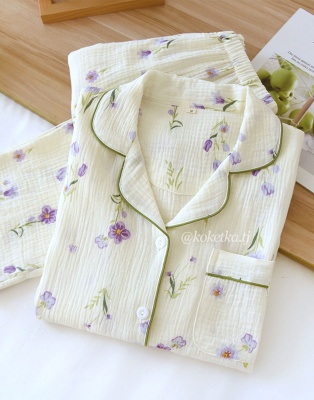 Муслиновая рубашка со штанами