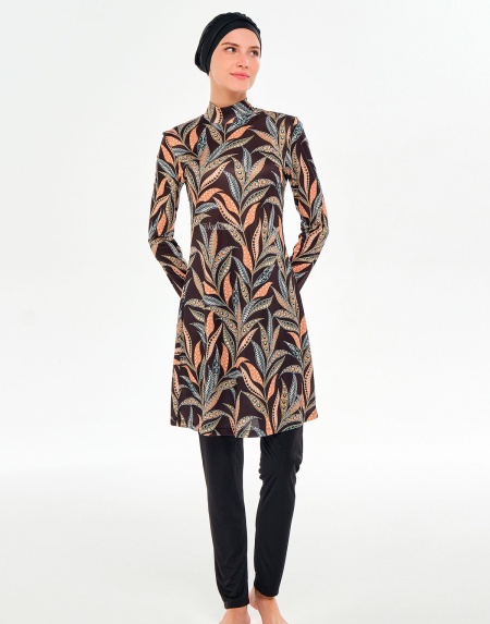 Модный купальник с лосинами   