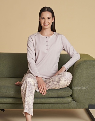 Домашний комплект с футболкой и штанами (XL, XXL, 3XL, 4XL)