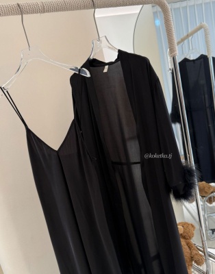 Нежная сорочка с халатом