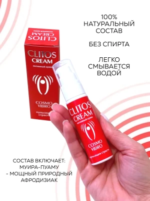 Возбуждающий крем для женщин CLITOS VIBRO, 25 г
