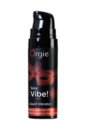 Гель Orgie Sexy Vibe Hot с разогревающим и вибрирующим эффектом, 15 мл 