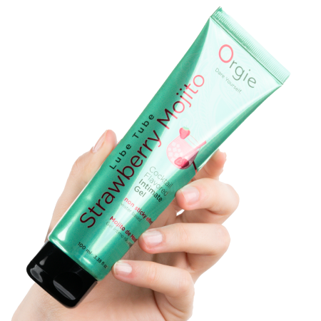 Съедобный интимный гель Orgie Lube Tube Cocktail Strawberry Mojito, 100 мл