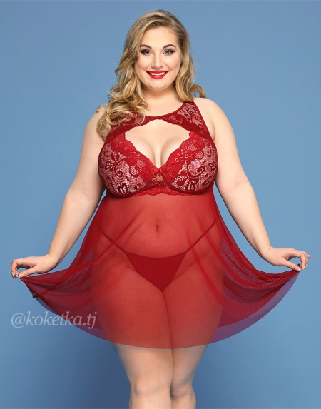Сексуальное мини-платье с полуоткрытыми ягодицами (Plus Size)