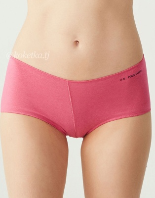 Набор трусиков-шорт U.S. Polo Assn (черный, бежевый, белый, темно-синий, фуксия - 5 шт)