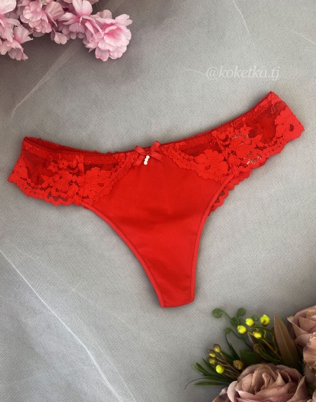 Кружевные трусики бразилиана