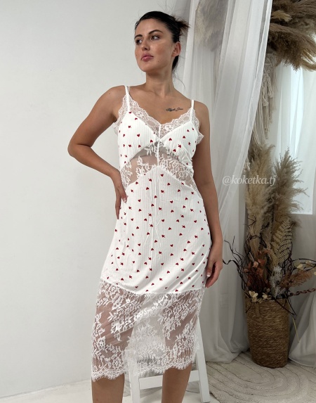 Удобная сорочка с халатом