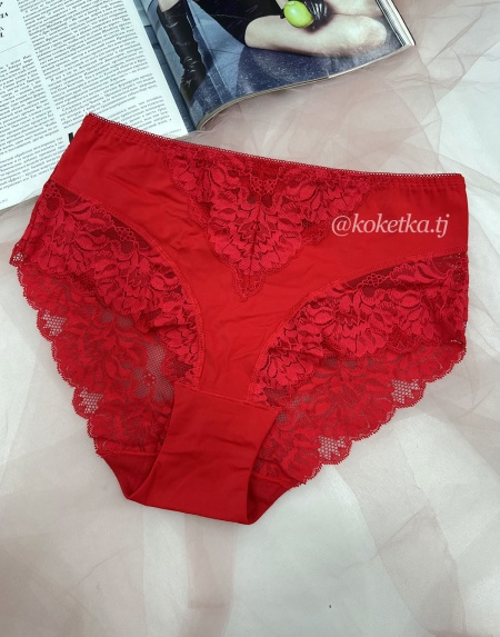 Кружевные трусики слип ( L, XL, XXL )
