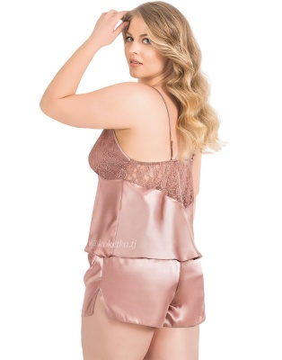 Атласная пижама  (XXL, 3XL, 4XL)