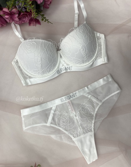 Бюстгальтер с трусиками (пуш-ап)