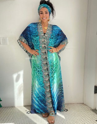 Пляжная туника в этническом стиле