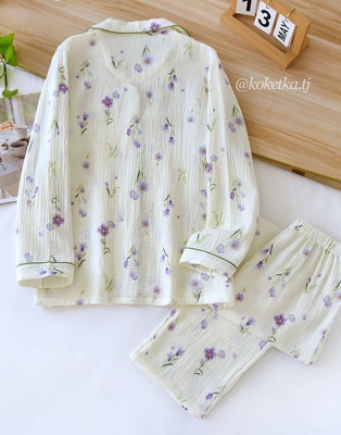 Муслиновая рубашка со штанами