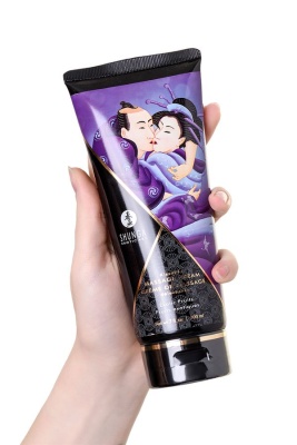 Съедобный массажный крем Shunga Exotic Fruits, экзотические фрукты, 200 мл