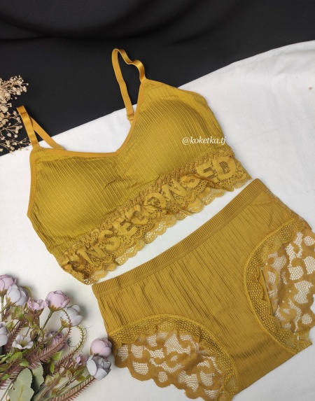 Кружевной топ с трусиками
