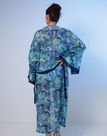 Прозрачная пляжная накидка