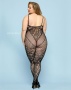 Бодистокинг в сетку (Plus Size)