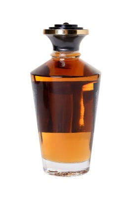 Съедобное массажное масло Shunga Caramel Kisses, разогревающее, карамель, 100 мл