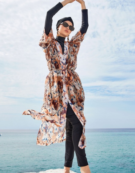 Прозрачная пляжная накидка