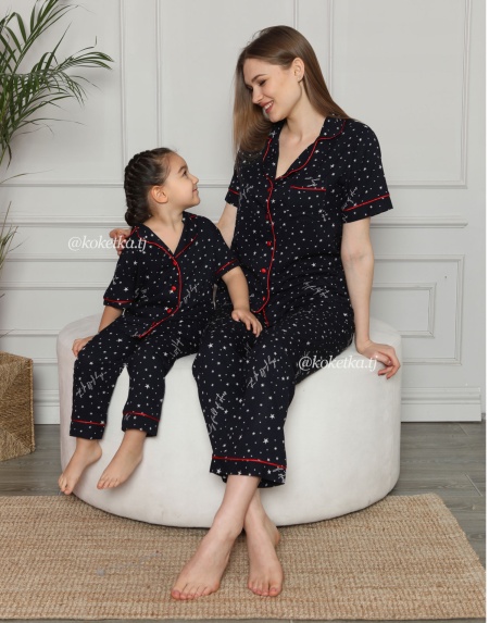 Детская пижама со звездочками
