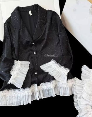 Домашний комплект с рубашкой и штанами