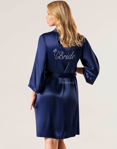 Атласный халат Bride