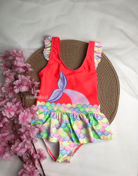 Детский слитный купальник