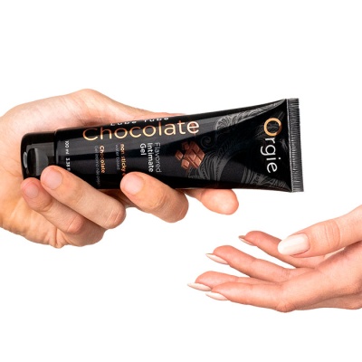 Съедобный интимный гель Orgie Lube Tube Chocolate, на водной основе, 100 мл