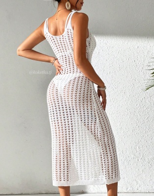 Пляжное платье без рукавов