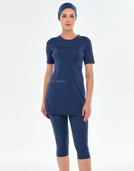 Платье и укороченные лосины