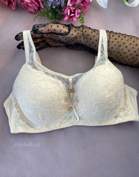 Кружевной бюстгальтер (большие чашки D)