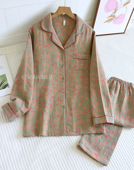 Муслиновая рубашка со штанами