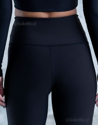 Удобные спортивные лосины на высокой посадке 