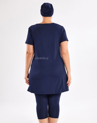 Модный купальник с короткими лосинами